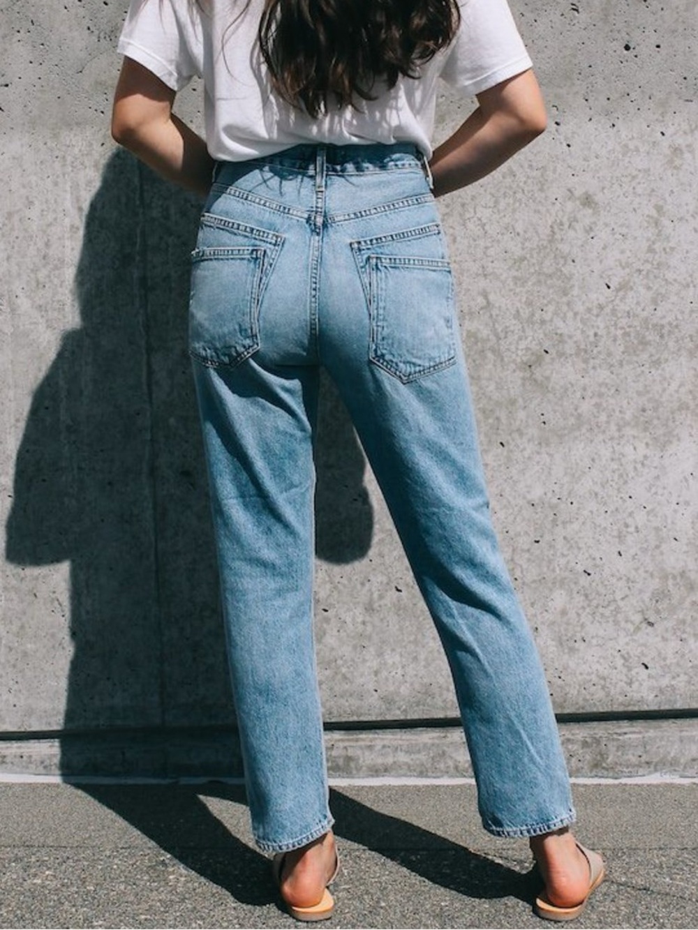 Agolde Riley Double-Pocket Jeans